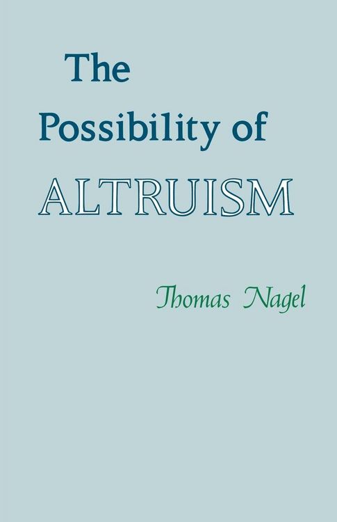 Produktbild: The Possibility of Altruism