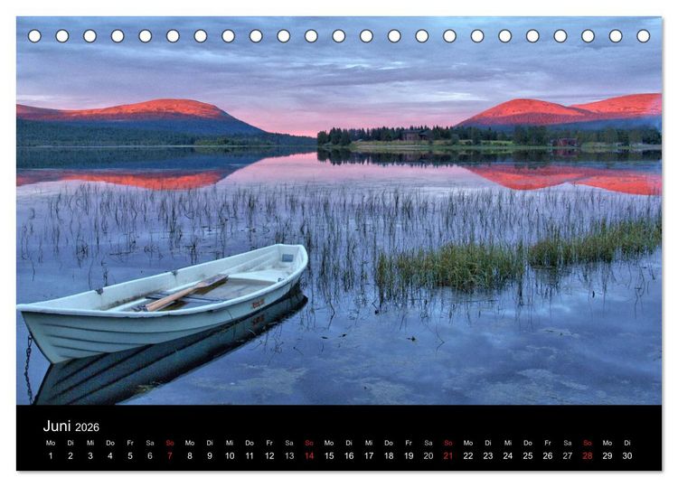Produktbild: Wundersch&ouml;nes Finnland (Tischkalender 2026 DIN A5 quer), CALVENDO Monatskalender