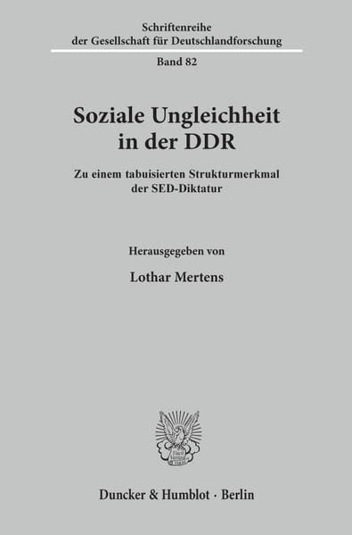 Produktbild: Soziale Ungleichheit in der DDR