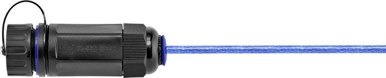 Produktbild: Renkforce USB 2.0 Kabel [1x USB 2.0 Buchse A - 1x USB 2.0 Buchse A] 1.00m mit Schutzkappe