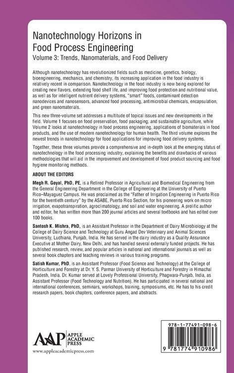 Produktbild: Nanotechnology Horizons in Food Process Engineering