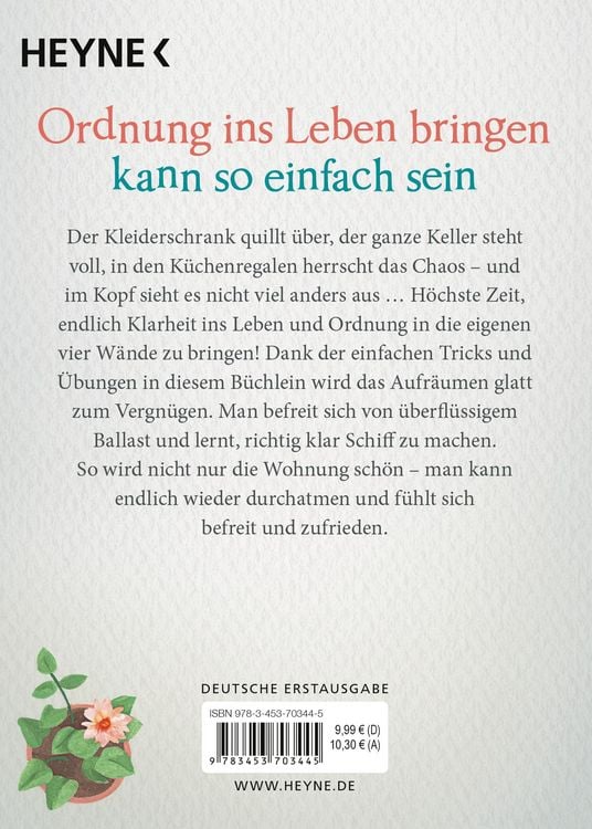 Produktbild: Das kleine Buch vom Aufr&auml;umen