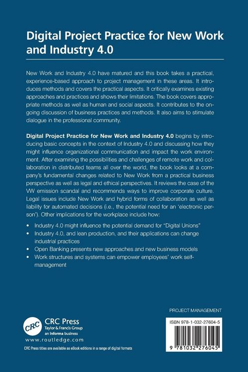 Produktbild: Digital Project Practice for New Work and Industry 4.0