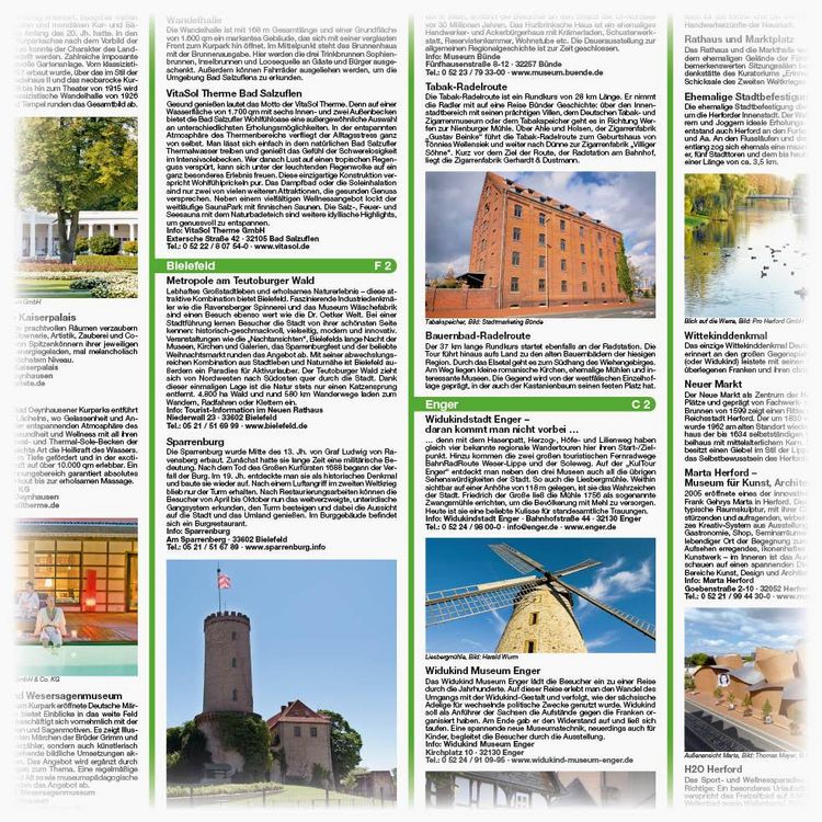 Produktbild: Publicpress Rad- und Wanderkarte Herford, Bad Oeynhausen, Bad Salzuflen 1:50.000