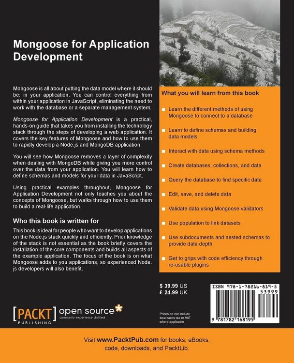 Produktbild: Mongoose for Application Development