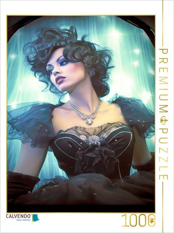 Produktbild: CALVENDO Puzzle Burlesque dancer | 1000 Teile Lege-Gr&ouml;&szlig;e 64x48cm Foto-Puzzle f&uuml;r gl&uuml;ckliche Stunden