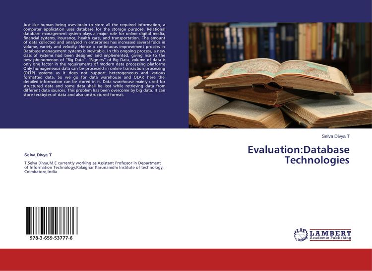 Produktbild: Evaluation:Database Technologies