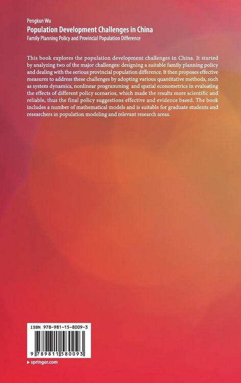 Produktbild: Population Development Challenges in China