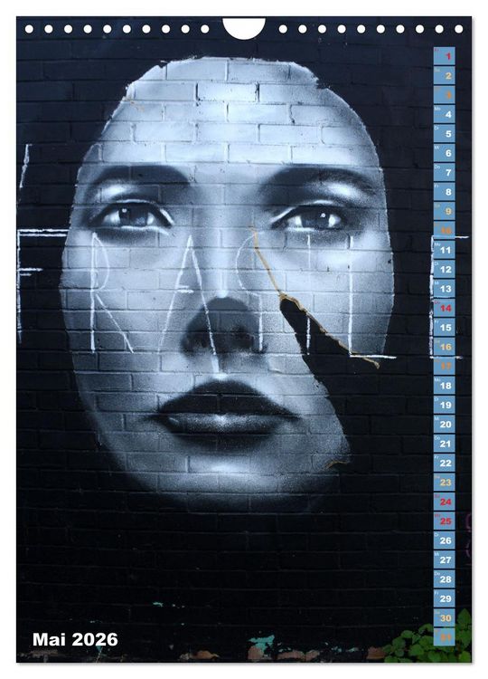 Produktbild: London - Hotspot der Street Art (Wandkalender 2026 DIN A4 hoch), CALVENDO Monatskalender