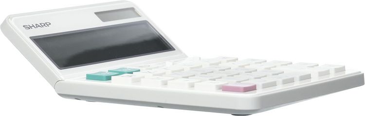 Produktbild: Sharp Tischrechner EL-340 W mit beweglichem Display, 12 Stellen, Solar/Batterie