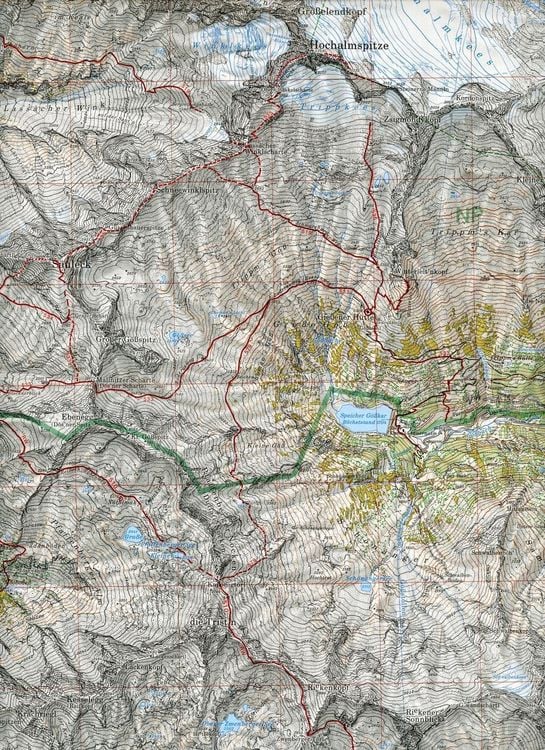 Produktbild: DAV Alpenvereinskarte 44 Ankogel - Hochalmspitze 1 : 25 000 Wegmarkierung
