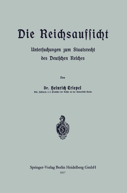 Produktbild: Die Reichsaufsicht