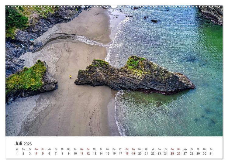 Produktbild: Oregon - Amerikas wundersch&ouml;ne Westk&uuml;ste (Wandkalender 2026 DIN A2 quer), CALVENDO Monatskalender