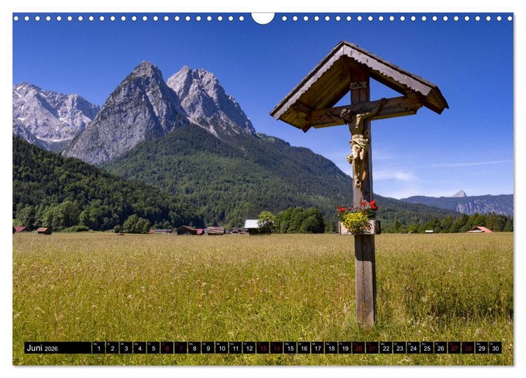 Produktbild: Werdenfelser Land (Wandkalender 2026 DIN A3 quer), CALVENDO Monatskalender