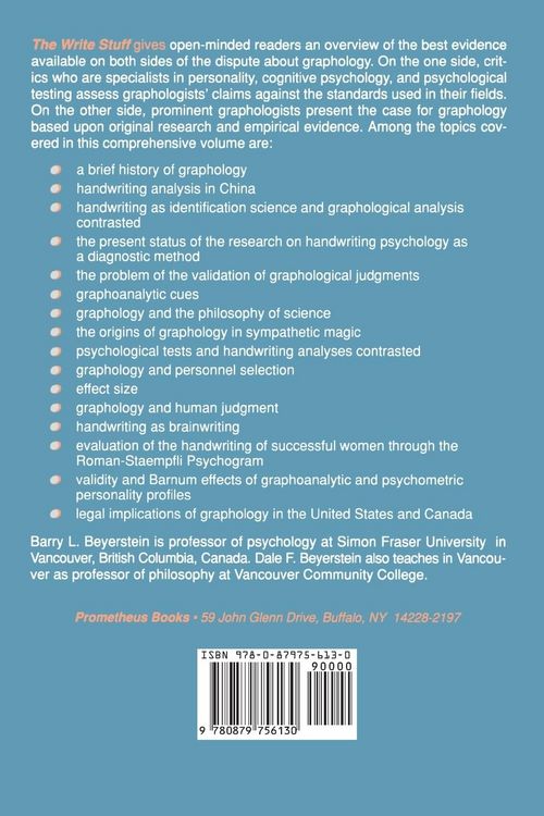Produktbild: The Write Stuff