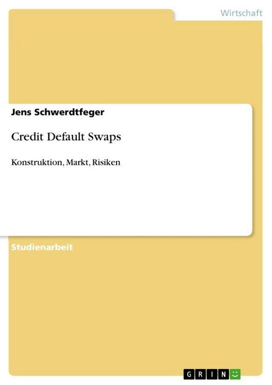 Produktbild: Credit Default Swaps