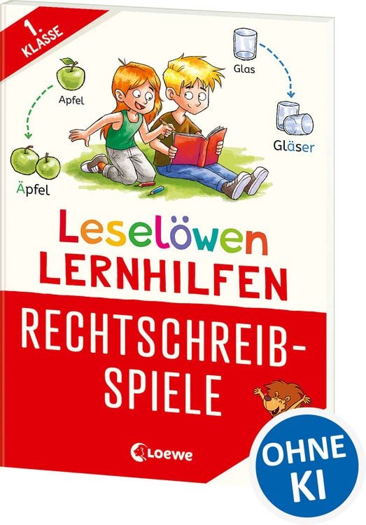Produktbild: Lesel&ouml;wen Lernhilfen - Rechtschreib-Spiele - 1. Klasse