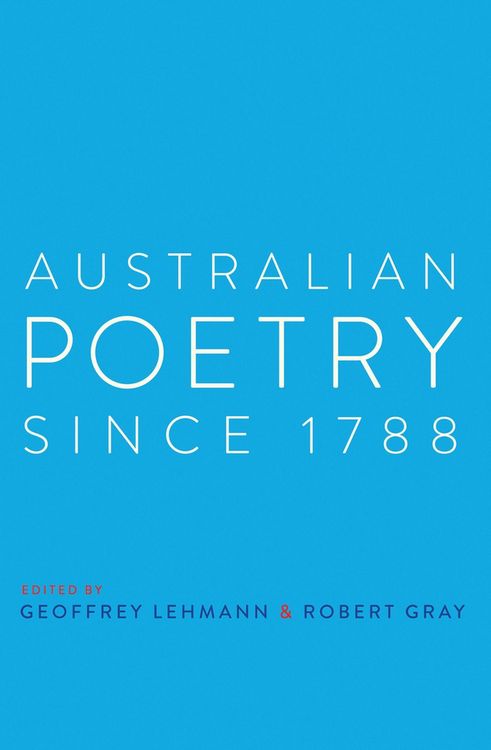 Produktbild: Australian Poetry Since 1788