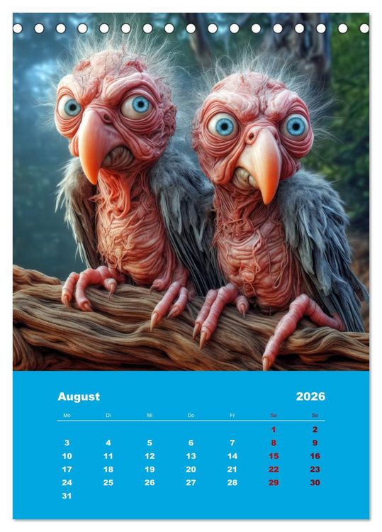 Produktbild: Waldo und Stefler (Tischkalender 2026 DIN A5 hoch), CALVENDO Monatskalender