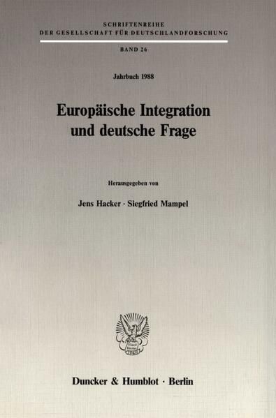 Produktbild: Europ&auml;ische Integration und deutsche Frage.