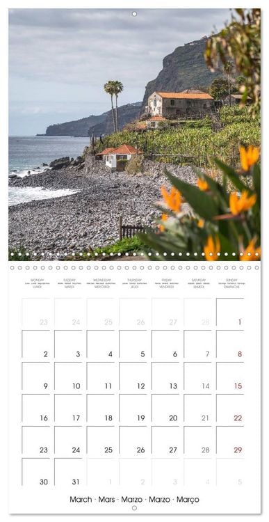 Produktbild: Portugal - Madeira (Wall Calendar 2026 12 &times; 12 Inch) CALVENDO 12 Month Wall Calendar