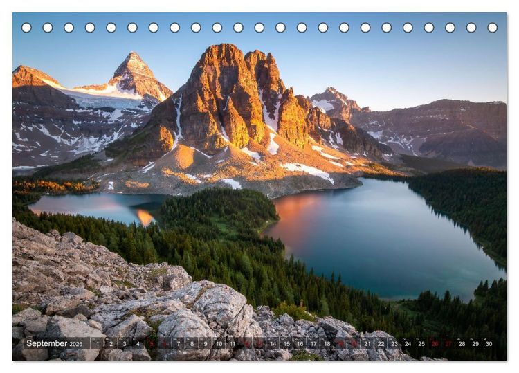 Produktbild: Zwischen Berg und Tal (Tischkalender 2026 DIN A5 quer), CALVENDO Monatskalender