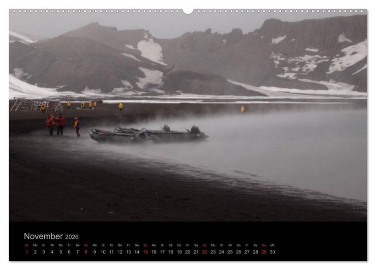 Produktbild: Antarktische Impressionen (Wandkalender 2026 DIN A2 quer), CALVENDO Monatskalender