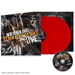 Produktbild: Wir Leben Laut - Live, 3 Schallplatten + 1 DVD (Gatefold Red LPs)