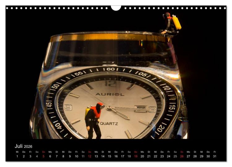 Produktbild: UHR Menschen (Wandkalender 2026 DIN A3 quer), CALVENDO Monatskalender