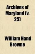 Produktbild: Archives of Maryland (V. 25)