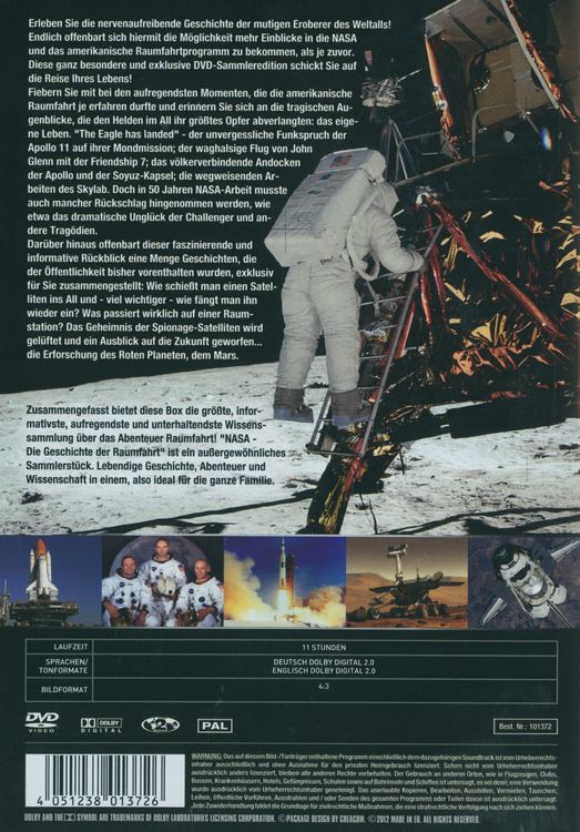 Produktbild: Nasa Multibox [3 DVDs]