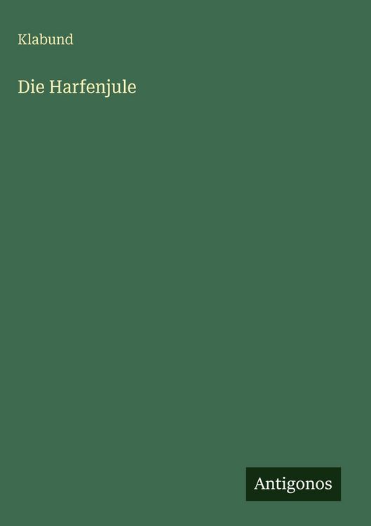 Produktbild: Die Harfenjule