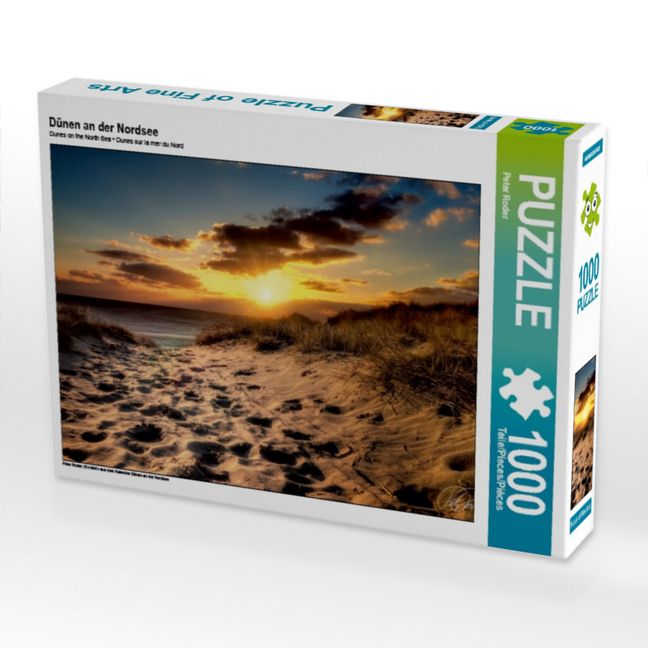 Produktbild: CALVENDO Puzzle D&uuml;nen an der Nordsee | 1000 Teile Lege-Gr&ouml;&szlig;e 64x48cm Foto-Puzzle f&uuml;r gl&uuml;ckliche Stunden