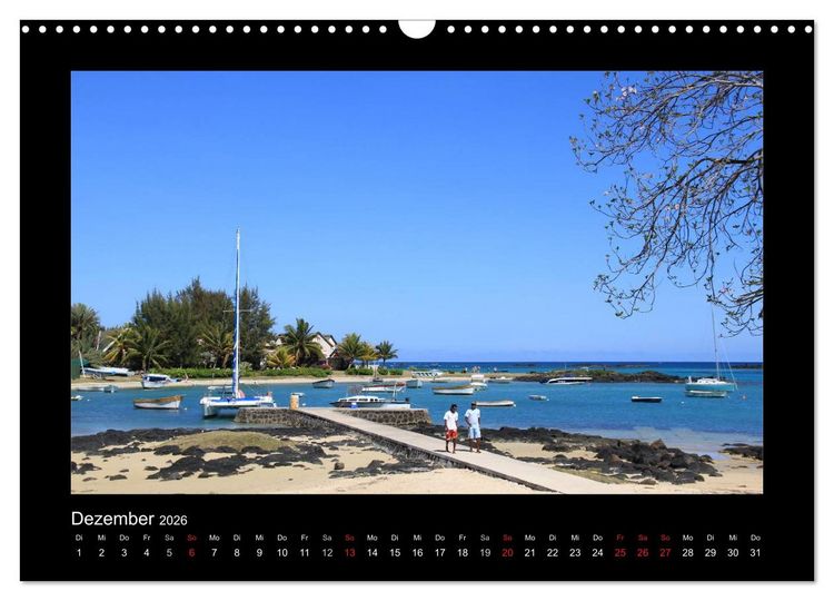 Produktbild: Mauritius - traumhaft und unvergesslich (Wandkalender 2026 DIN A3 quer), CALVENDO Monatskalender