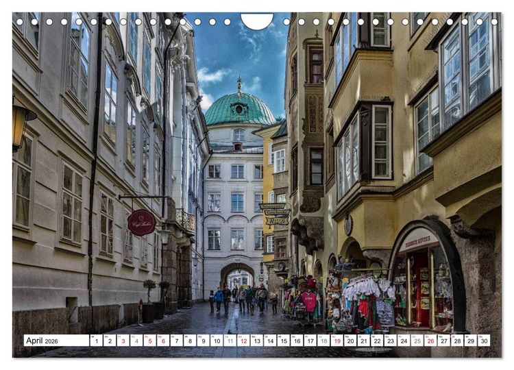 Produktbild: Tiroler Geschichten - Zwischen Innsbruck, Bergen und stillen Seen (Wandkalender 2026 DIN A4 quer), CALVENDO Monatskalender