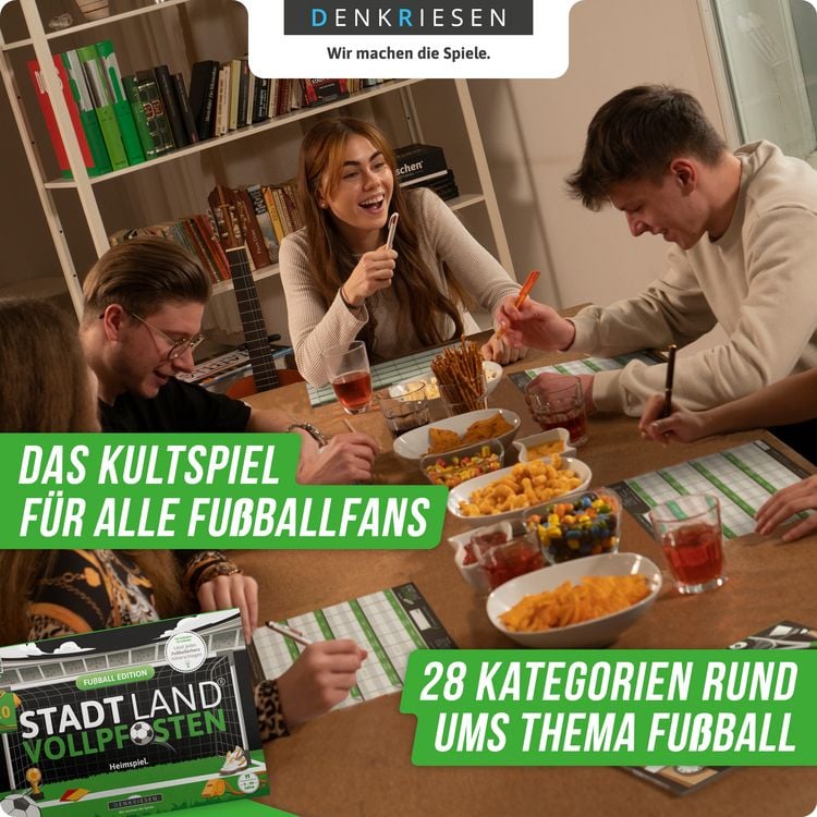 Produktbild: DENKRIESEN - STADT LAND VOLLPFOSTEN&reg; - FU&szlig;BALL EDITION - "Heimspiel." - A4