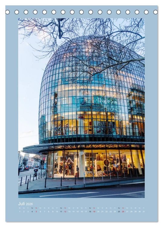 Produktbild: High-Tech-Architektur (Tischkalender 2026 DIN A5 hoch), CALVENDO Monatskalender