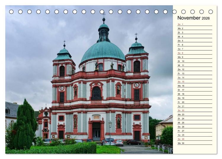 Produktbild: Tschechien (Tischkalender 2026 DIN A5 quer), CALVENDO Monatskalender