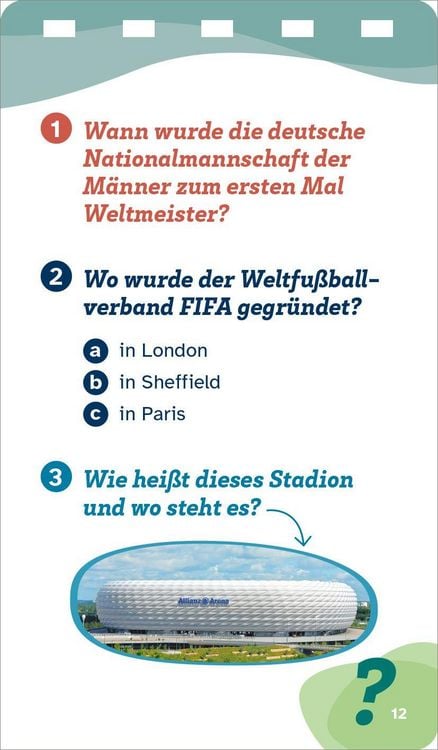 Produktbild: WAS IST WAS Quiz Fu&szlig;ball