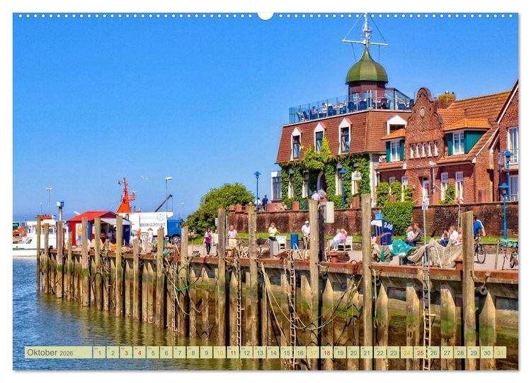 Produktbild: Reise an die Nordsee - Neuharlingersiel (hochwertiger Premium Wandkalender 2026 DIN A2 quer), Kunstdruck in Hochglanz
