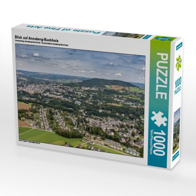 Produktbild: CALVENDO Puzzle Blick auf Annaberg-Buchholz 1000 Teile Puzzle quer | 1000 Teile Lege-Gr&ouml;&szlig;e 64 &times; 48 cm Foto-Puzzle f&uuml;r gl&uuml;ckliche Stunden