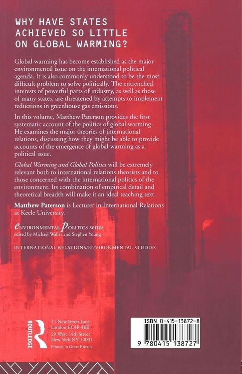 Produktbild: Global Warming and Global Politics