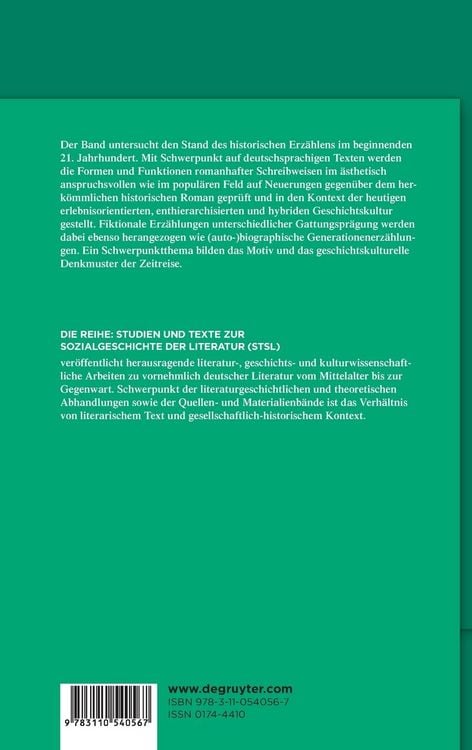 Produktbild: Romanhaftes Erz&auml;hlen von Geschichte