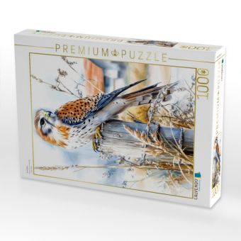 Produktbild: CALVENDO Puzzle Turmfalke | 1000 Teile Lege-Gr&ouml;&szlig;e 64x48cm Foto-Puzzle f&uuml;r gl&uuml;ckliche Stunden