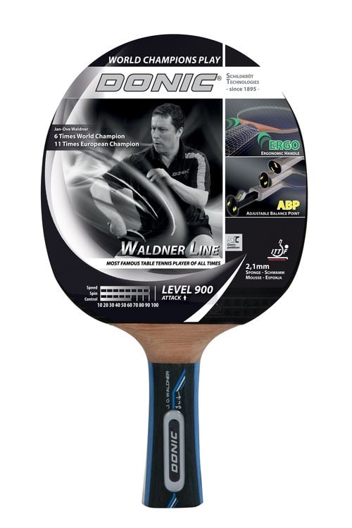 Produktbild: WALDNER 900 Attack Tischtennis Schl&auml;ger, ABP-Griff