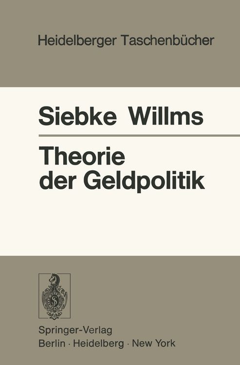 Produktbild: Theorie der Geldpolitik