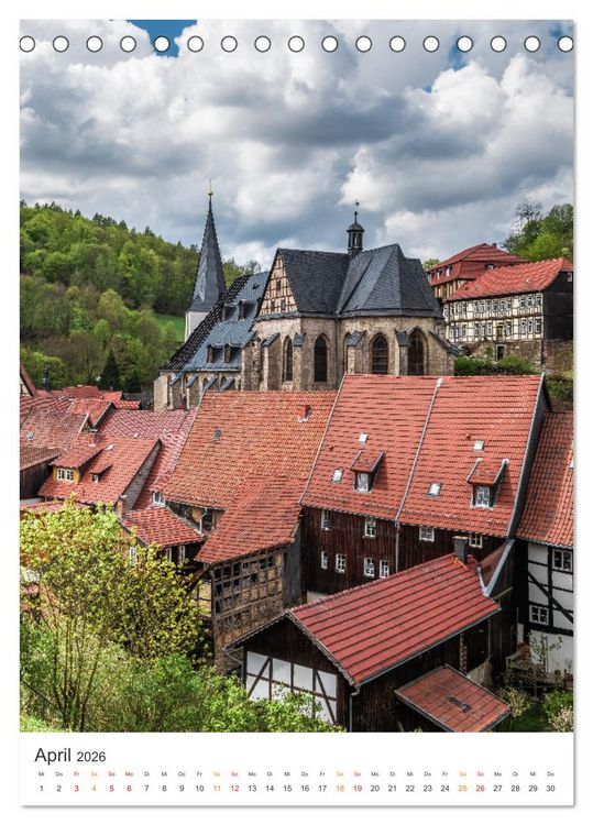 Produktbild: Stolberg im S&uuml;dharz (Tischkalender 2026 DIN A5 hoch), CALVENDO Monatskalender