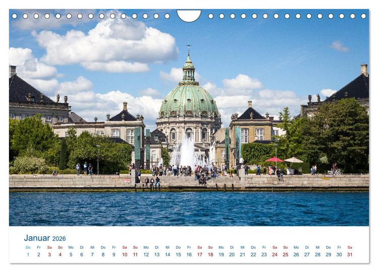 Produktbild: Sch&ouml;nes Kopenhagen (Wandkalender 2026 DIN A4 quer), CALVENDO Monatskalender