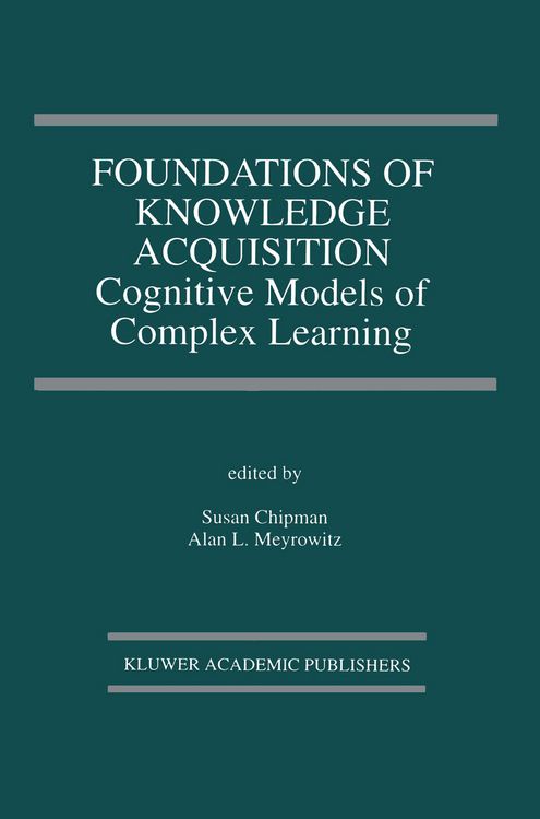 Produktbild: Foundations of Knowledge Acquisition