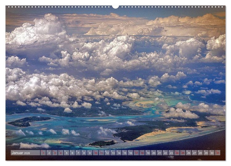Produktbild: Afrika von oben (hochwertiger Premium Wandkalender 2026 DIN A2 quer), Kunstdruck in Hochglanz